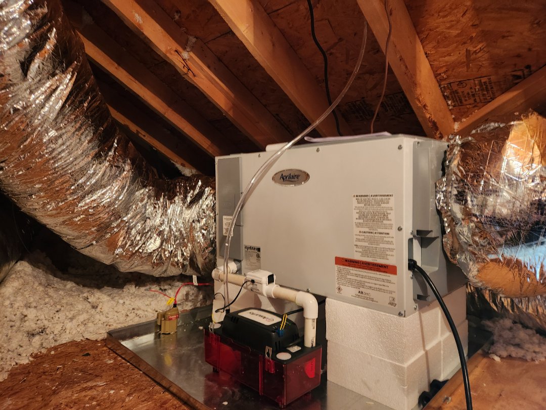 Atlanta, GA - installed new Aprilaire Dehumidifier 