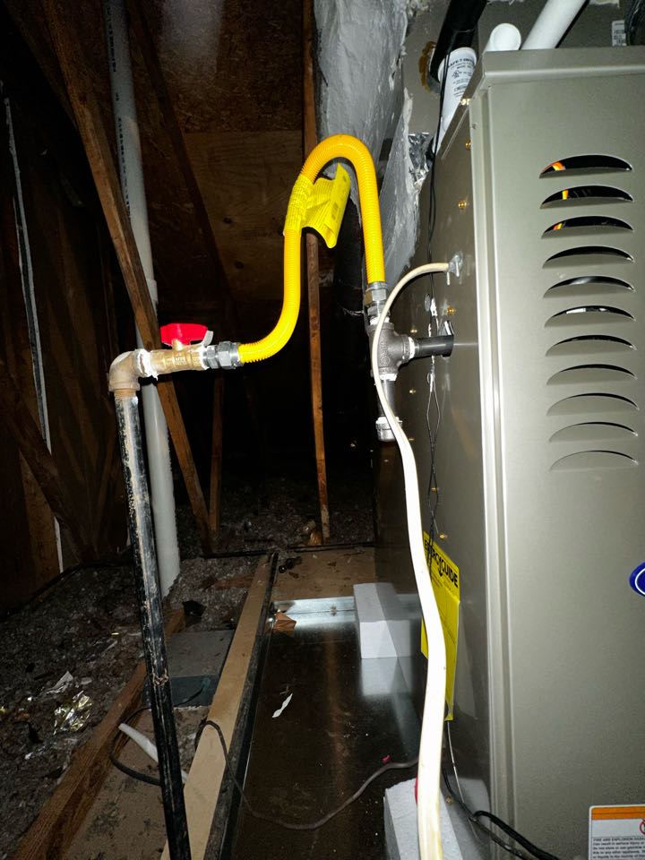 Marietta, GA - Replaced existing gas furnace with new Carrier Comfort series 80% 40k BTU furnace. Set gas pressures and ensured air conditioner is working properly. System is working as needed. Thank you for choosing Bartlett Heating and Cooling. 