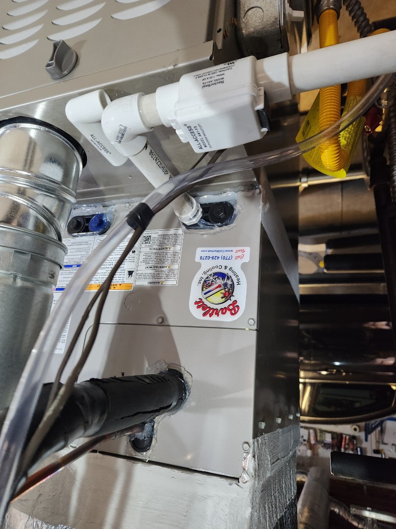 Marietta, GA - Installed 2 new Carrier High Efficiency systems with Aprilaire media filters and all new ductwork in attic 