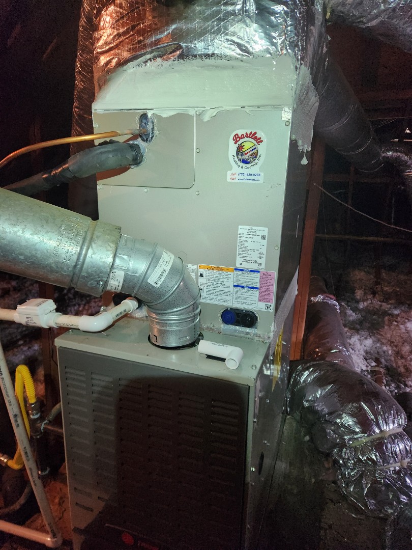 Marietta, GA - Installed new Carrier High Efficiency cooling system and added new 8" return to playroom