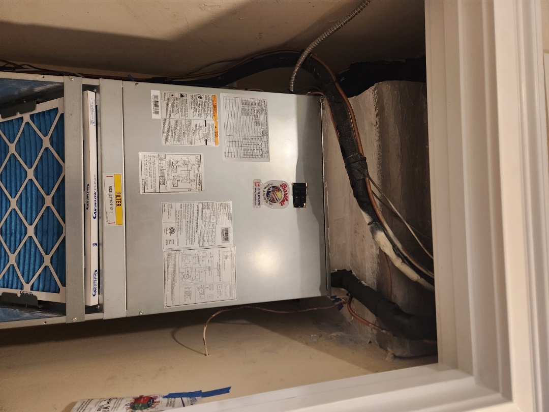 Atlanta, GA - Installed new Carrier High Efficiency Heatpump system 
