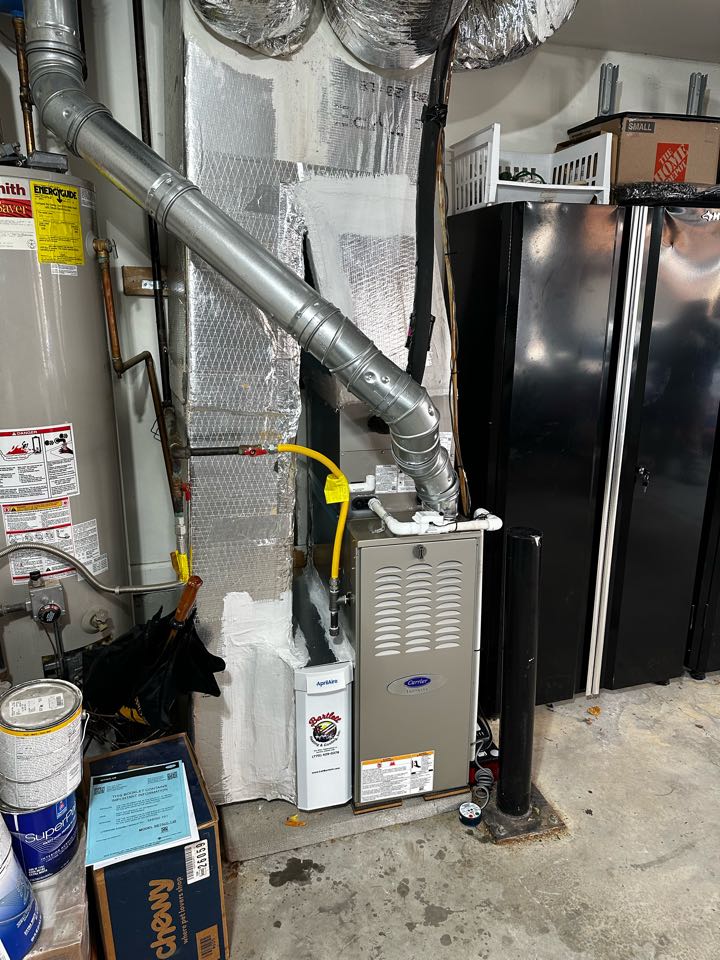 Atlanta, GA - Replaced existing mechanical system serving the main floor. Installed new Aprilaire media cabinet. Installed new Ecobee thermostat. Set gas pressures and tested AC. System is working as needed. Thank you for choosing Bartlett Heating and Cooling. 