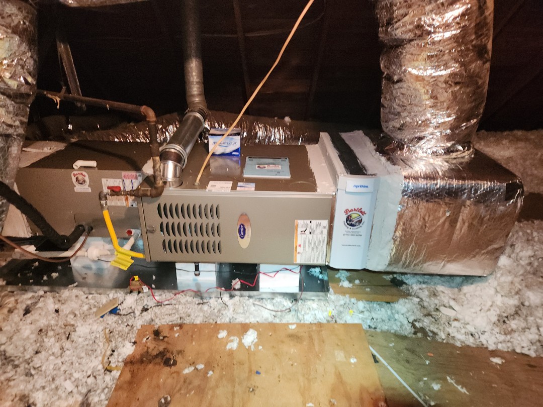 Atlanta, GA - Installed new Carrier High Efficiency Infinity system with Carrier Infinity Mytouch WIFI Thermostat and Aprilaire media filter 