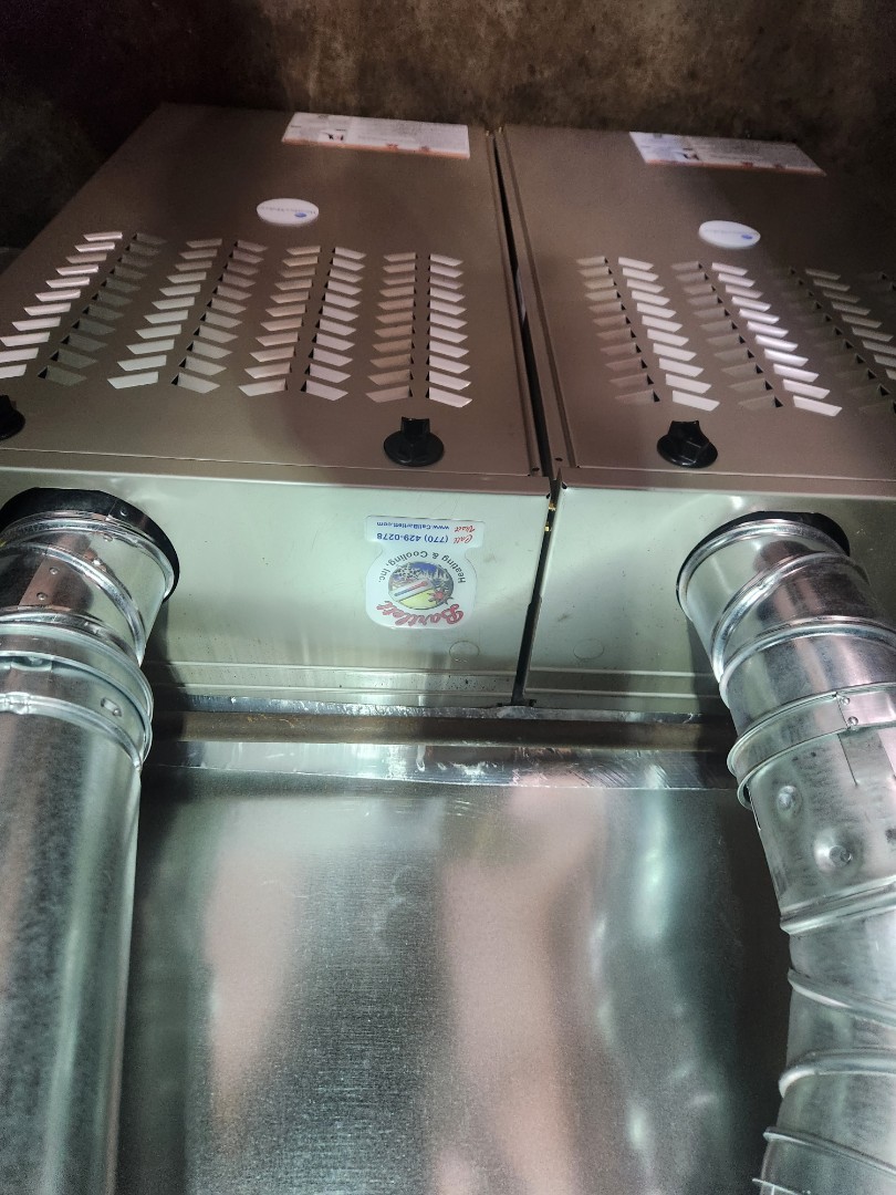 Marietta, GA - Installed 2 new Weathermaker furnaces twined together 