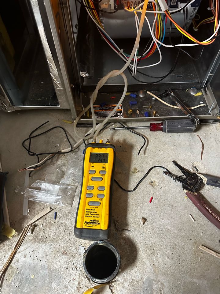 Smyrna, GA - Replaced existing mechanical systems for upstairs and main floor systems. Installed new thermostat and Aprilaire filter rack for both systems. Flue pipe up to code on both systems. Set gas pressures and tested air conditioners. Systems are heating and cooling as needed. Thank you for choosing Bartlett Heating and Cooling. 