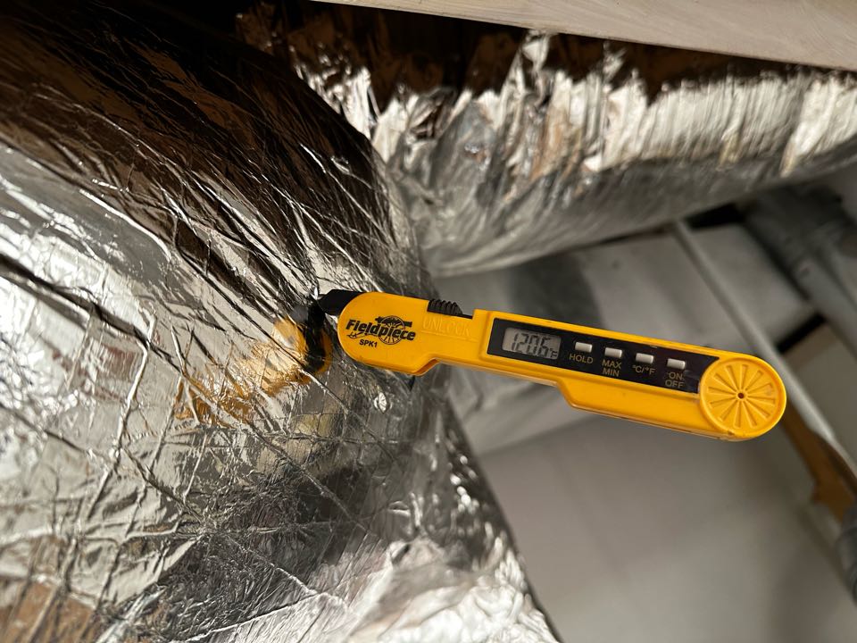 Smyrna, GA - Replaced existing mechanical system. Installed new Aprilaire filter rack. Rebuilt coil to supply transition and insulated it. Set gas pressures and tested air conditioner. System is working as needed. Thank you for choosing Bartlett Heating and Cooling. 