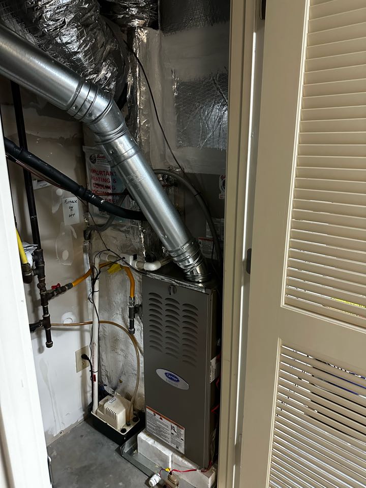 Marietta, GA - Replaced furnaces serving the upstairs and main floor. Installed two new Ecobee thermostats. Set gas pressures and tested air conditioners. Both systems are working as needed. Thank you for choosing Bartlett Heating and Cooling. 