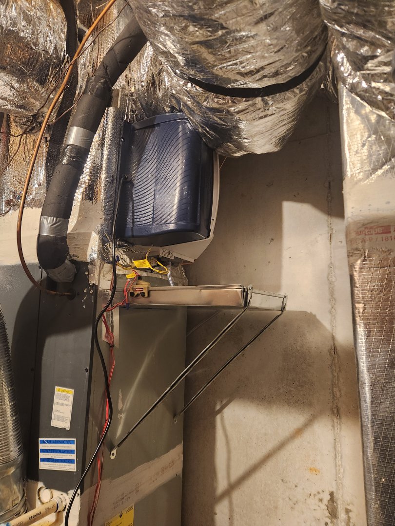 Marietta, GA - Installed new Aprilaire Humidifier and new supply plunm 