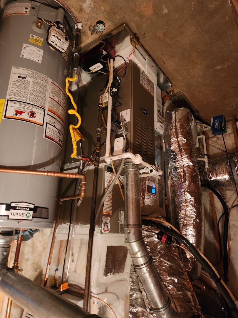 Smyrna, GA - Installed new Carrier High Efficiency system with Ecobee Wifi Thermostat and Aprilaire media filter 