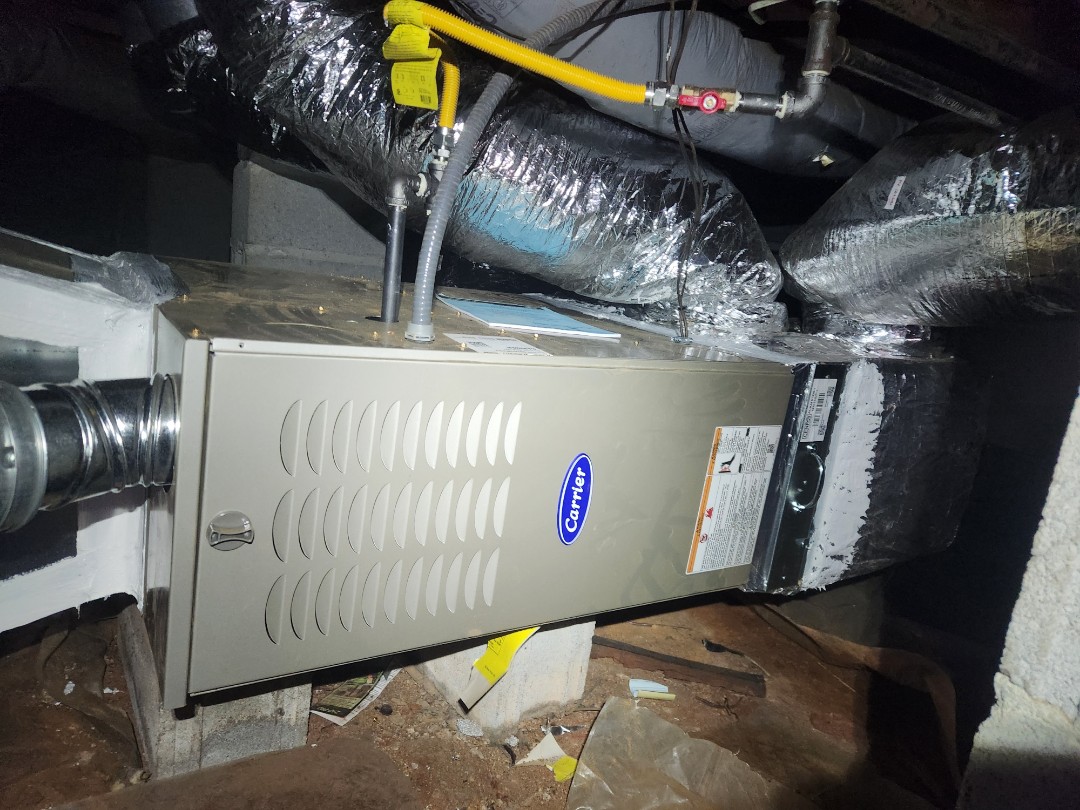 Marietta, GA - Installed new Carrier gas furnace 