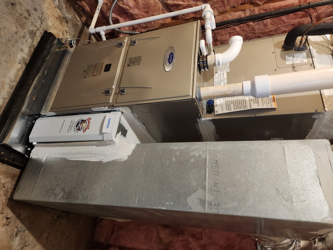 Smyrna, GA - Installed 3 new Carrier High Efficiency system with Carrier Infinity Mytouch WIFI Thermostats and Aprilaire media filters 