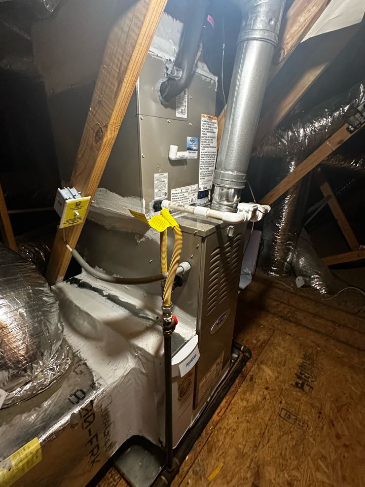 Marietta, GA - Replaced existing mechanical system serving the main floor. Replaced thermostat. Installed new Aprilaire filter rack. Set gas pressures and charged air conditioner. System is working as needed. Thank you for choosing Bartlett Heating and Cooling. PS the banana pudding was great!