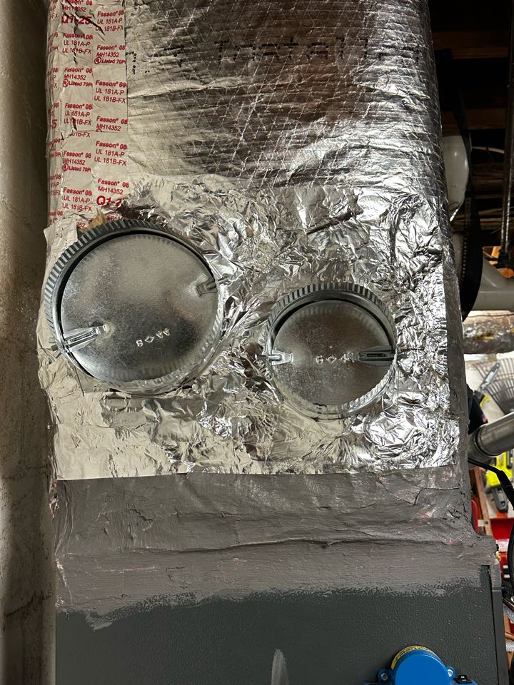 Smyrna, GA - Replaced all duct work. Sealed all connections. Installed nu shield air cleaner. Installed manual dampers on all supply take offs. Installed manual damper in wye that feeds basement. Replaced electronic filter media. System air flow is great. Thank you for choosing Bartlett Heating and Cooling. 