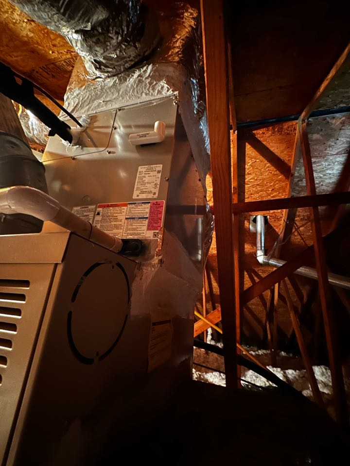 Atlanta, GA - Replaced existing cooling system serving the upstairs. Replaced supply plenum. Sealed connections. Charged air conditioner. System is cooling as needed. Thank you for choosing Bartlett Heating and Cooling. 