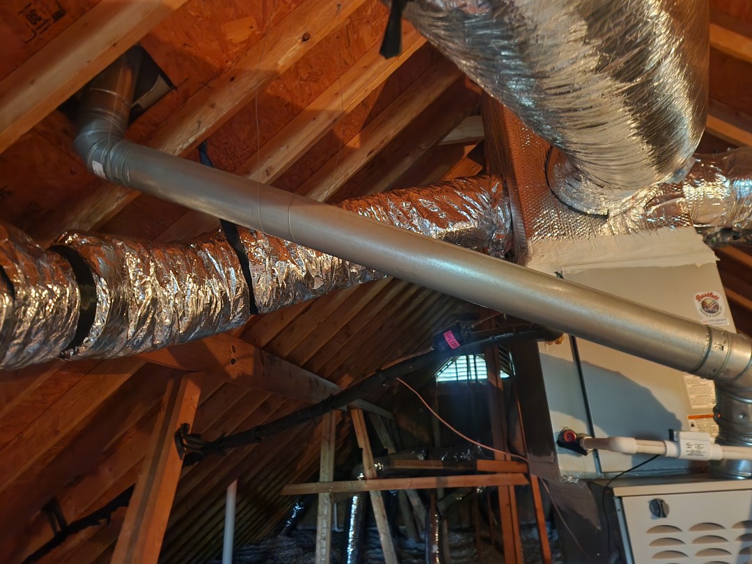 Smyrna, GA - rerouted ductwork for bed room upstairs for better airflow 