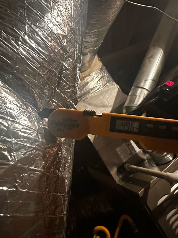 Marietta, GA - Replaced existing mechanical system serving the upstairs. Replaced liquid line for master bedroom system. Installed new 16x25 filter rack. Installed new Ecobee thermostat. Set gas pressures and charged air conditioners. Systems are working as needed. Thank you for choosing Bartlett Heating and Cooling. 