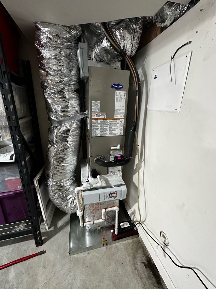 Atlanta, GA - Replaced existing mechanical system serving the basement. Installed new Aprilaire filter rack. Replaced thermostat for basement and upstairs systems with new Ecobee thermostat. Set all three thermostats up on Wi-Fi and connected to Ecobee app. Tested heating and cooling modes. System is working as needed. Thank you for choosing Bartlett Heating and Cooling. 