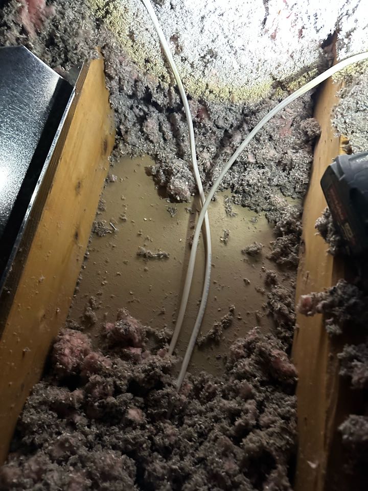 Marietta, GA - Sealed off attic space near mechanical system with duct board. Added 8 inch return to bedroom. Thank you for choosing Bartlett Heating and Cooling. 