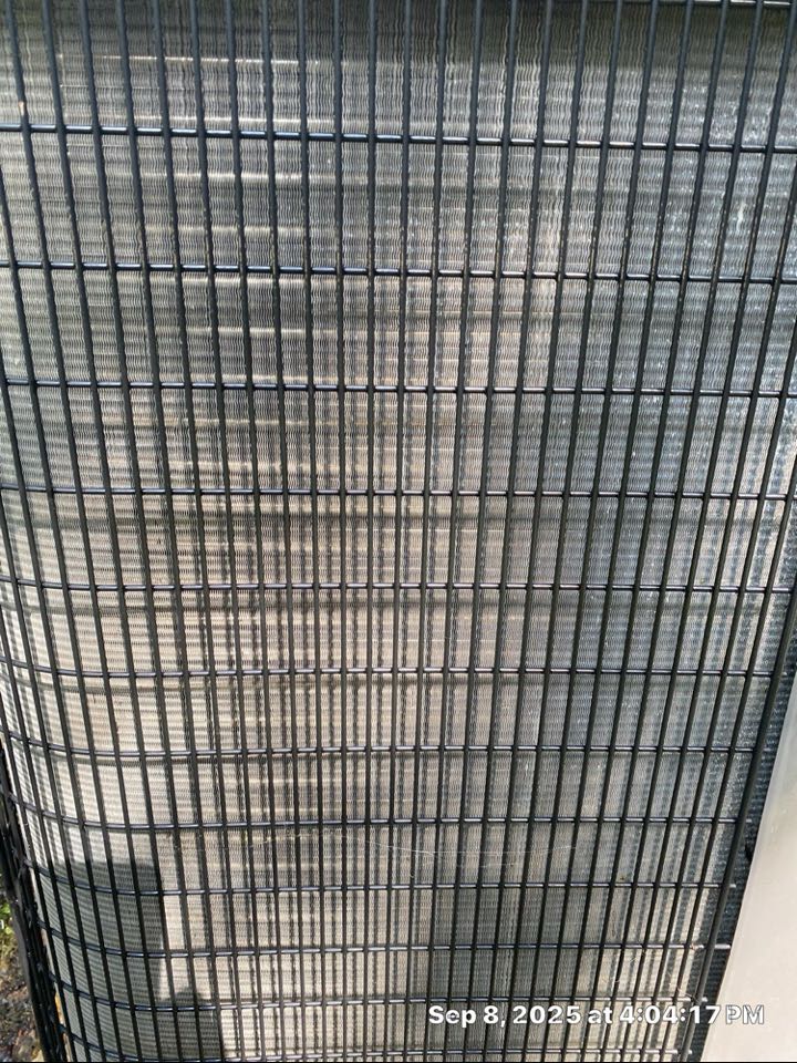 Chemically cleaned condenser coil for efficiency.