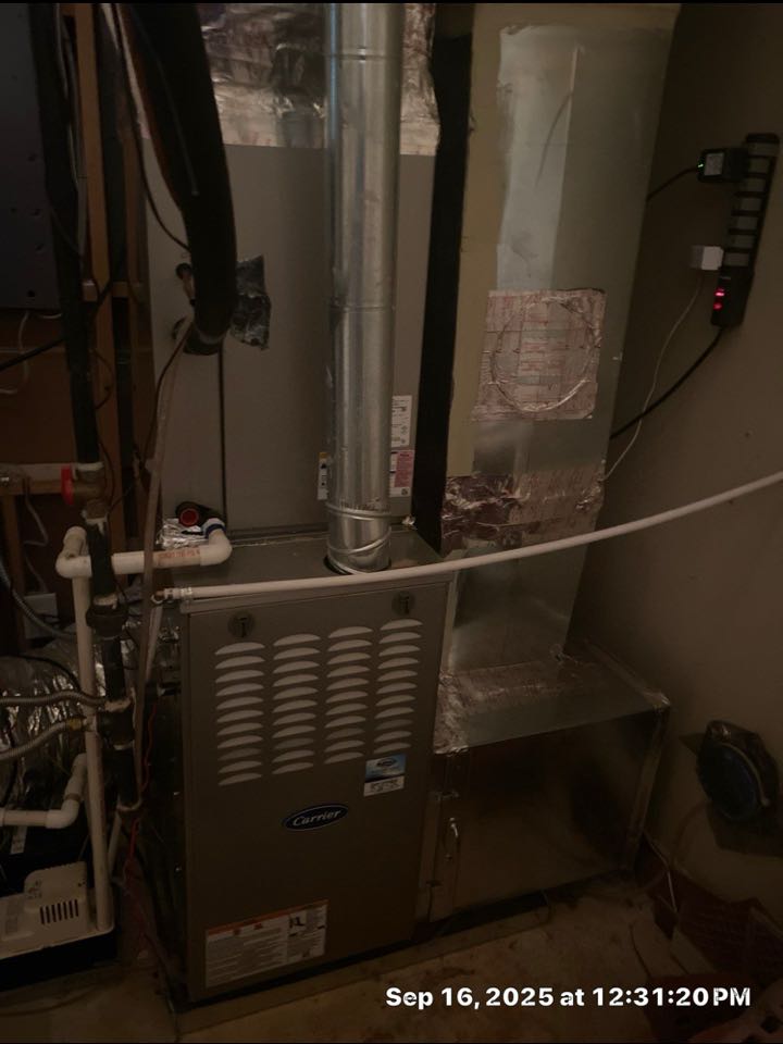 Carrier hvac system serving main floor.