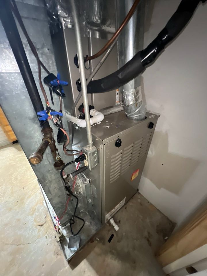 Performing maintenance on Bryant furnace