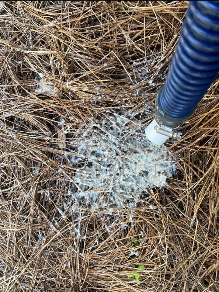 Cleared clogged drain line and removed debris. Cooling restored.