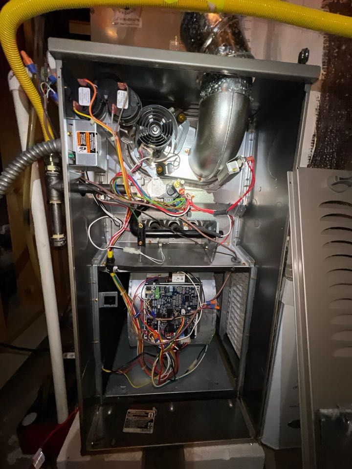 Performing maintenance on carrier infinity furnace