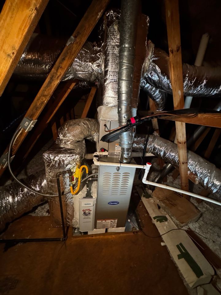 Atlanta, GA - Tell furnace for upstairs system. Replaced thermostat. Replaced supply register. Tested heat and AC. Lit fire place. System is working as needed. Thank you for choosing Bartlett Heating and Cooling. 