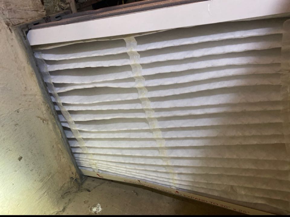 Gas furnace heat maintenance with media filter replacement. 