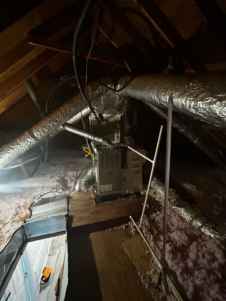 Replaced full system and installed 2 stage ac and furnace 