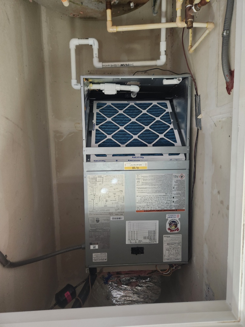 Smyrna, GA - Installed new Carrier wall mount airhandler and Carrier Heatpump with Ecobee Wifi Thermostat 