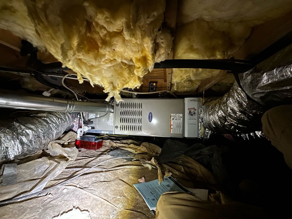 Marietta, GA - Replaced existing mechanical system. Replaced full zone system. Replaced both thermostats with new Ecobee thermostats. Relocated furnace and evaporator coil to a better accessible area. Set gas pressures and tested air conditioner. System is working as needed. Thank you for choosing Bartlett Heating and Cooling. 