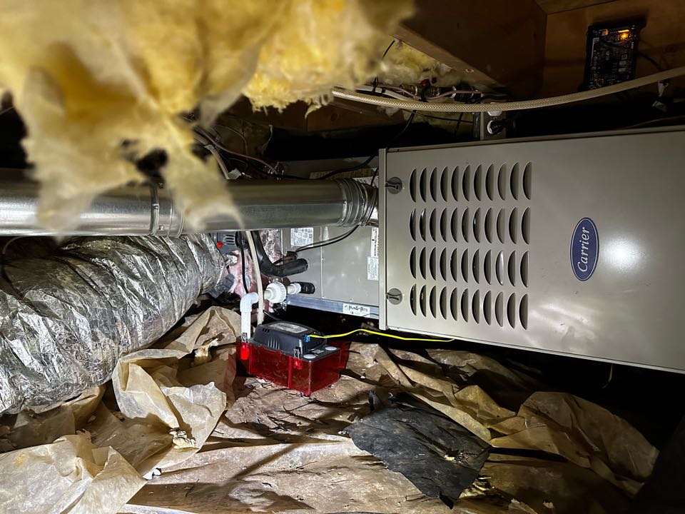 Marietta, GA - Replaced existing mechanical system. Replaced full zone system. Replaced both thermostats with new Ecobee thermostats. Relocated furnace and evaporator coil to a better accessible area. Set gas pressures and tested air conditioner. System is working as needed. Thank you for choosing Bartlett Heating and Cooling. 