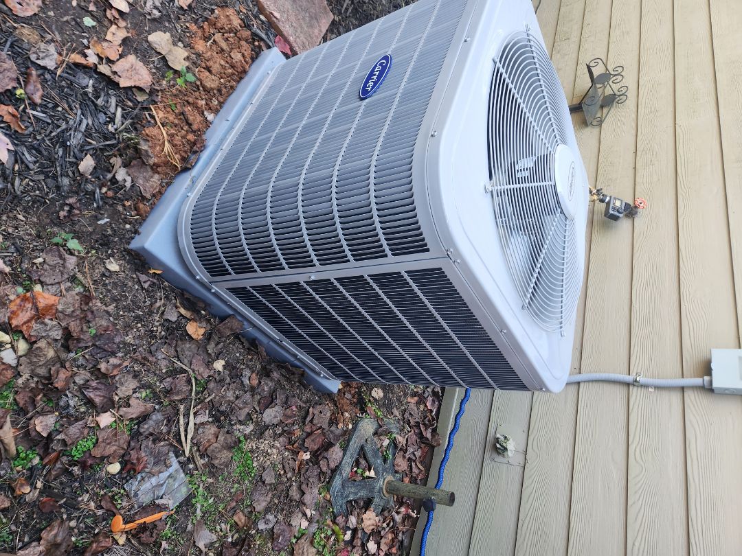 Smyrna, GA - Installed new Carrier High Efficiency 2stage variable speed gas furnace Carrier High Efficiency Heatpump 