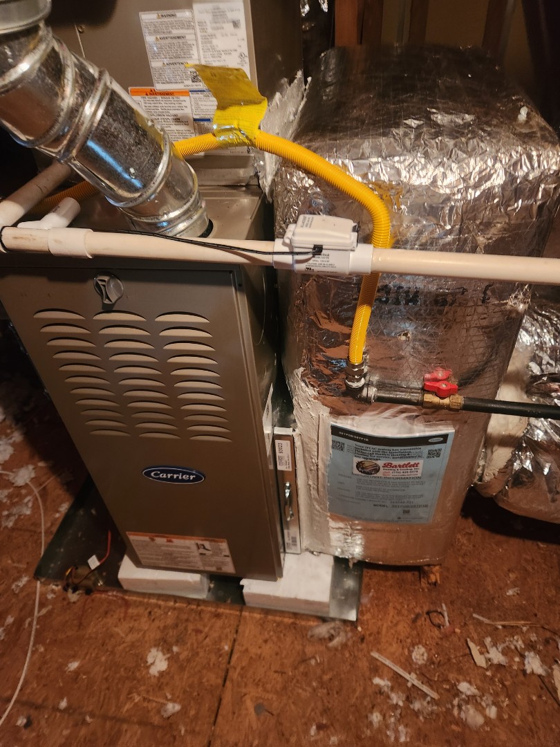 Smyrna, GA - Installed new Carrier High Efficiency 2stage variable speed gas furnace 