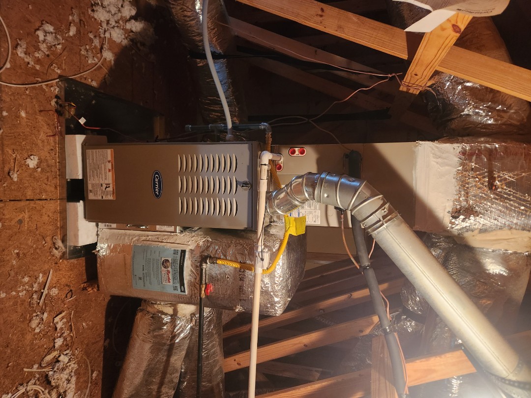 Smyrna, GA - Installed new Carrier High Efficiency 2stage variable speed gas furnace 