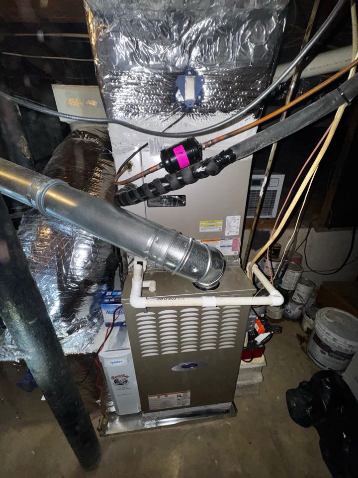 Atlanta, GA - Replaced existing furnace. Replaced return plenum. Installed new Ecobee thermostat. Installed two UV lights and Nu Shield air purifier. Set gas pressures and tested air conditioner. System is working as needed. Thank you for choosing Bartlett Heating and Cooling. 