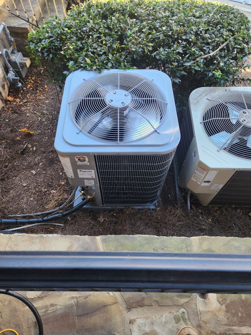 Smyrna, GA - Installed new Carrier High Efficiency Heatpump system with Ecobee Wifi Thermostat Aprilaire media filter and new Reme Halo