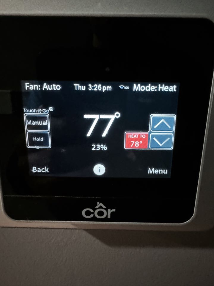 Serviced hvac systems 