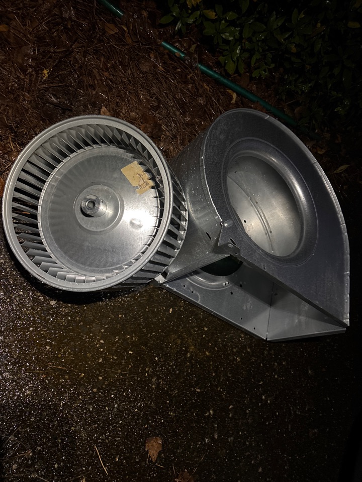 Blower wheel cleaning 
