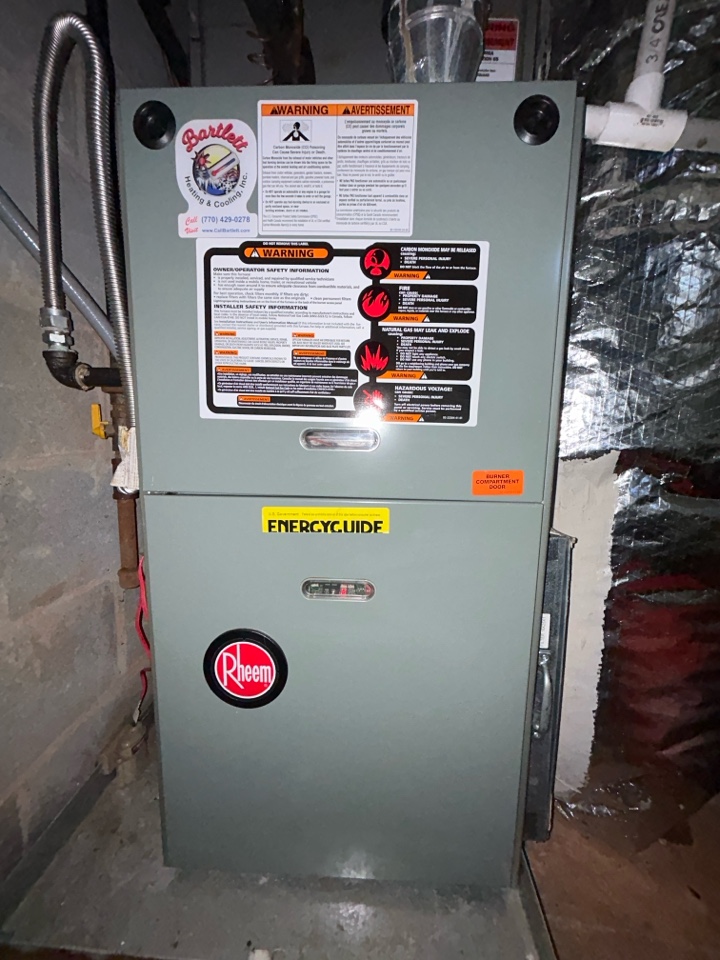 HVAC heat maintenance on Goodman and Rheem furnaces in Smyrna. 