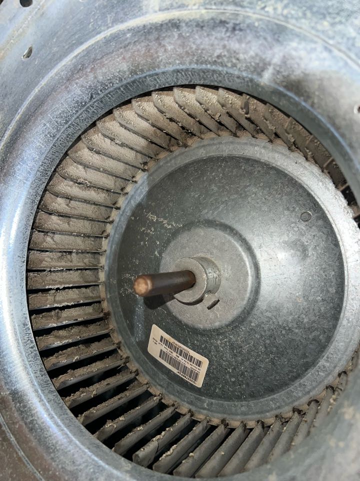 Inspecting blower wheel
