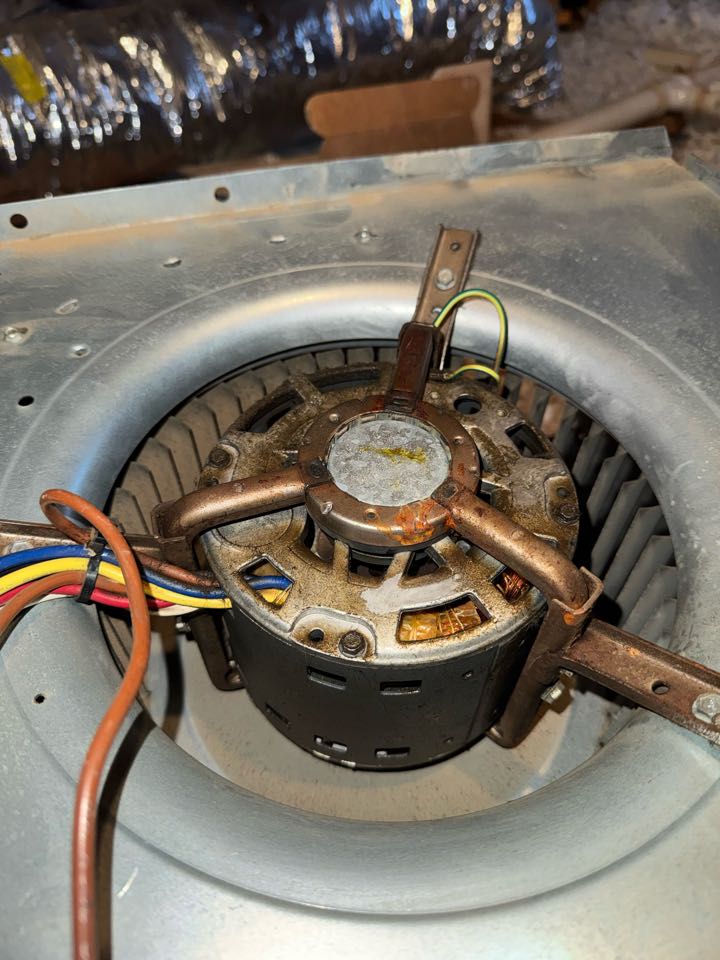 Serviced hvac system 