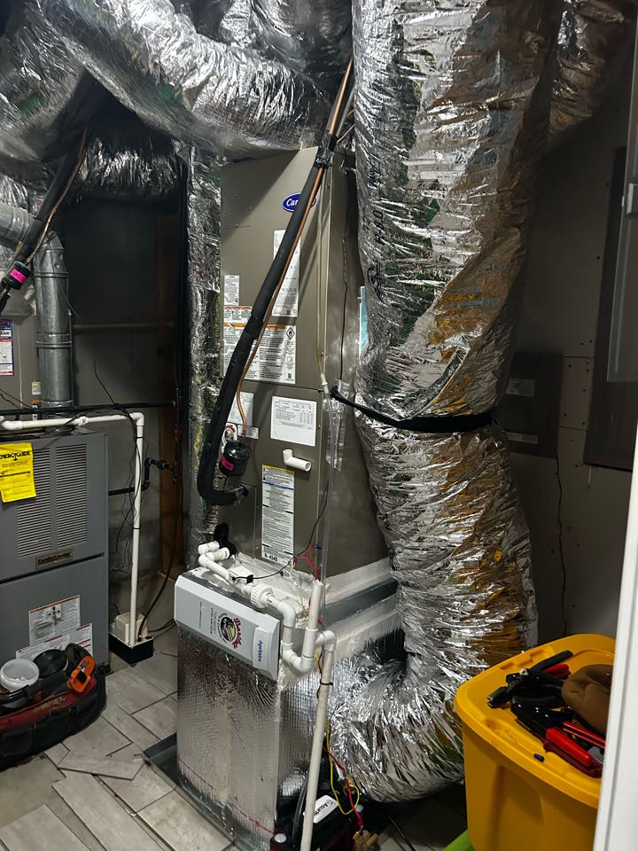 Replaced air handler and heat pump