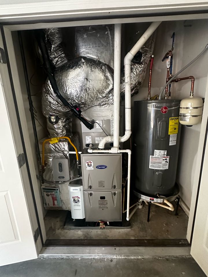 Atlanta, GA - Replaced existing system serving the main floor and basement. Replaced zone system. Fixed zoning wire that had the two floors cross crossed. Installed Aprilaire filter rack. Set gas pressures and tested air conditioner. System is working as needed. Thank you for choosing Bartlett Heating and Cooling. 