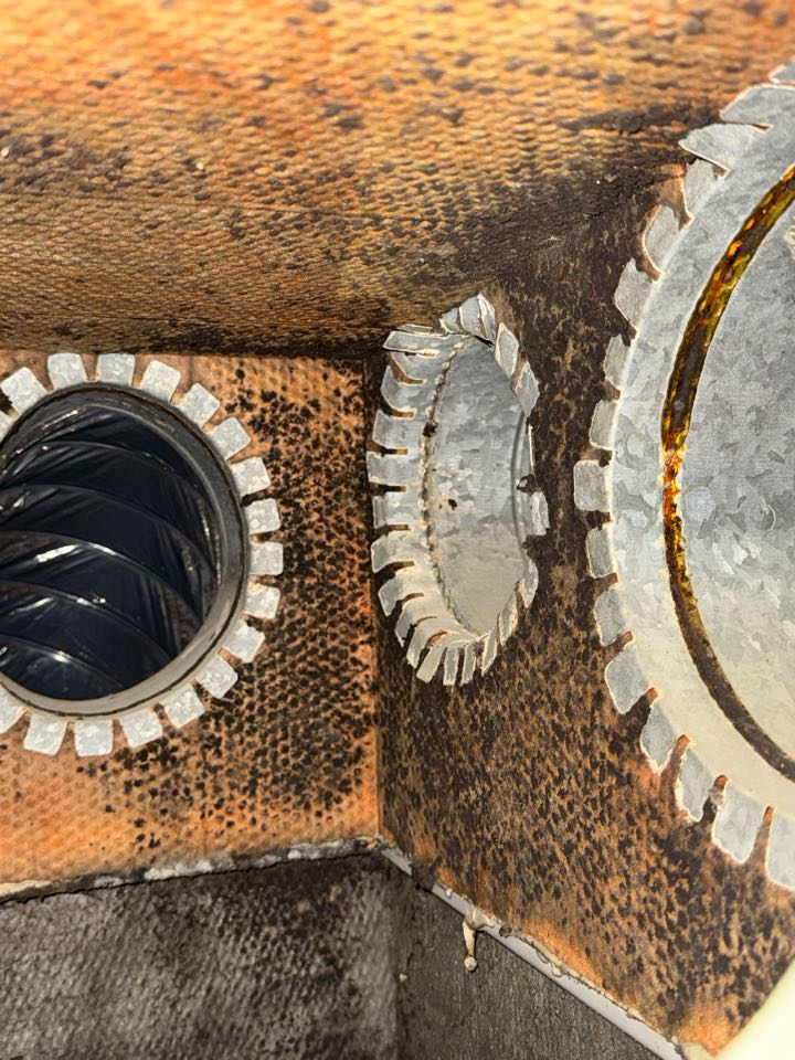 Serviced hvac system 