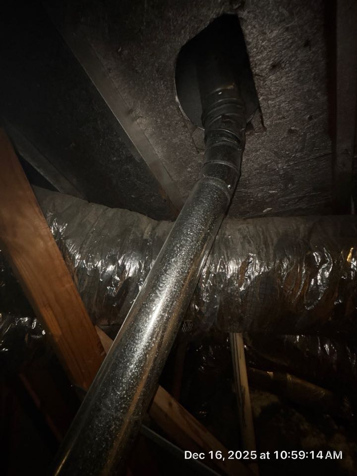 Smyrna, GA - 2 system heating maintenance found where the main level system has single wall flue connections will need to be brought up to code  