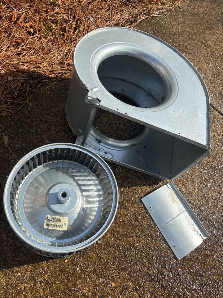 Blower wheel cleaning 