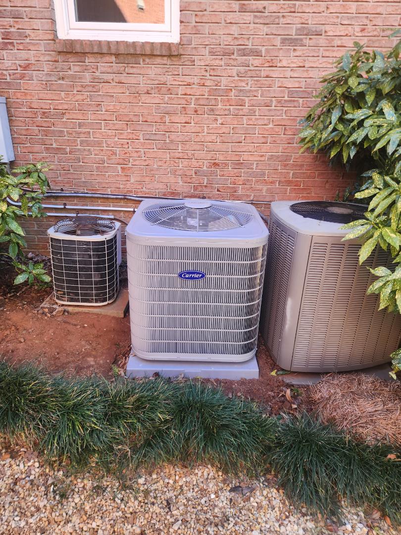 Installed new Carrier High Efficiency 2stage variable speed gas furnace Carrier condenser with Ecobee Wifi Thermostat 