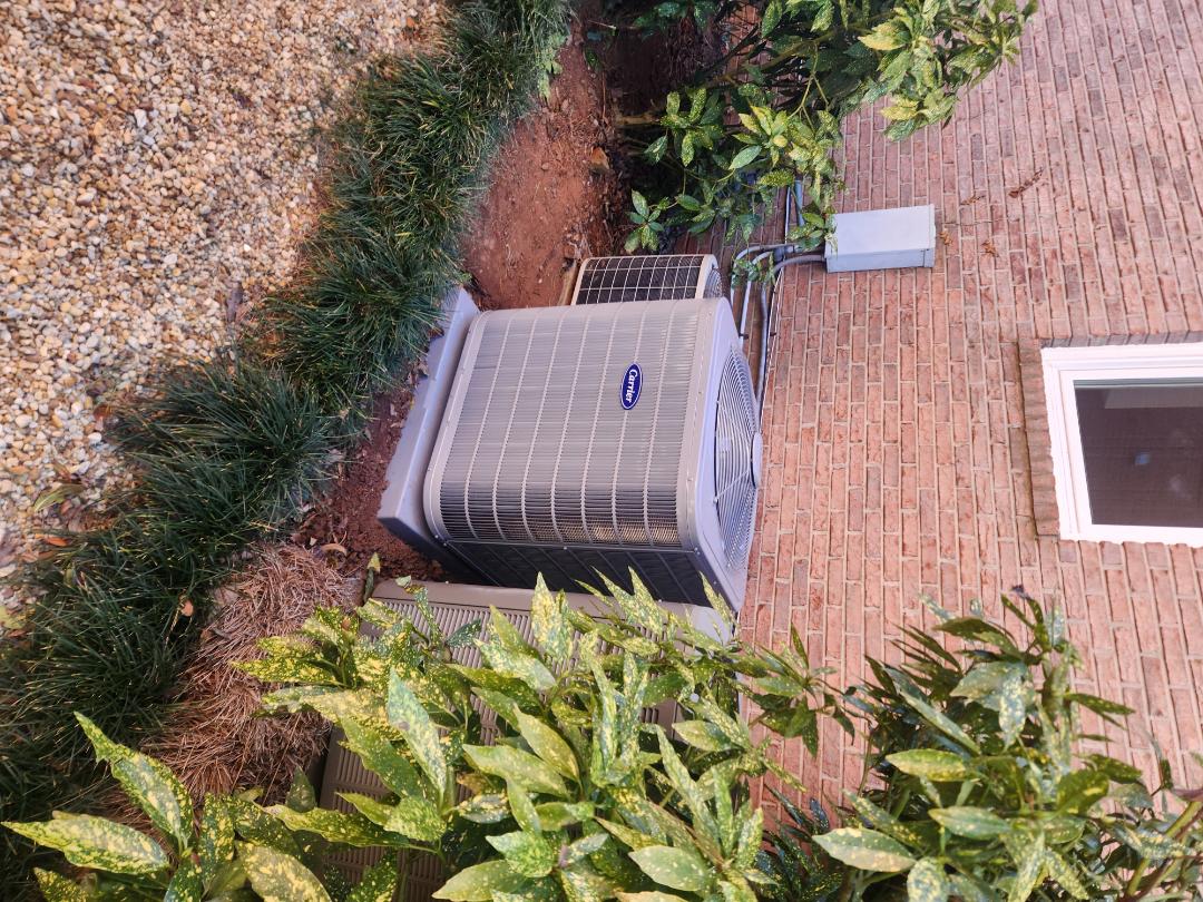 Installed new Carrier High Efficiency 2stage variable speed gas furnace Carrier condenser with Ecobee Wifi Thermostat 